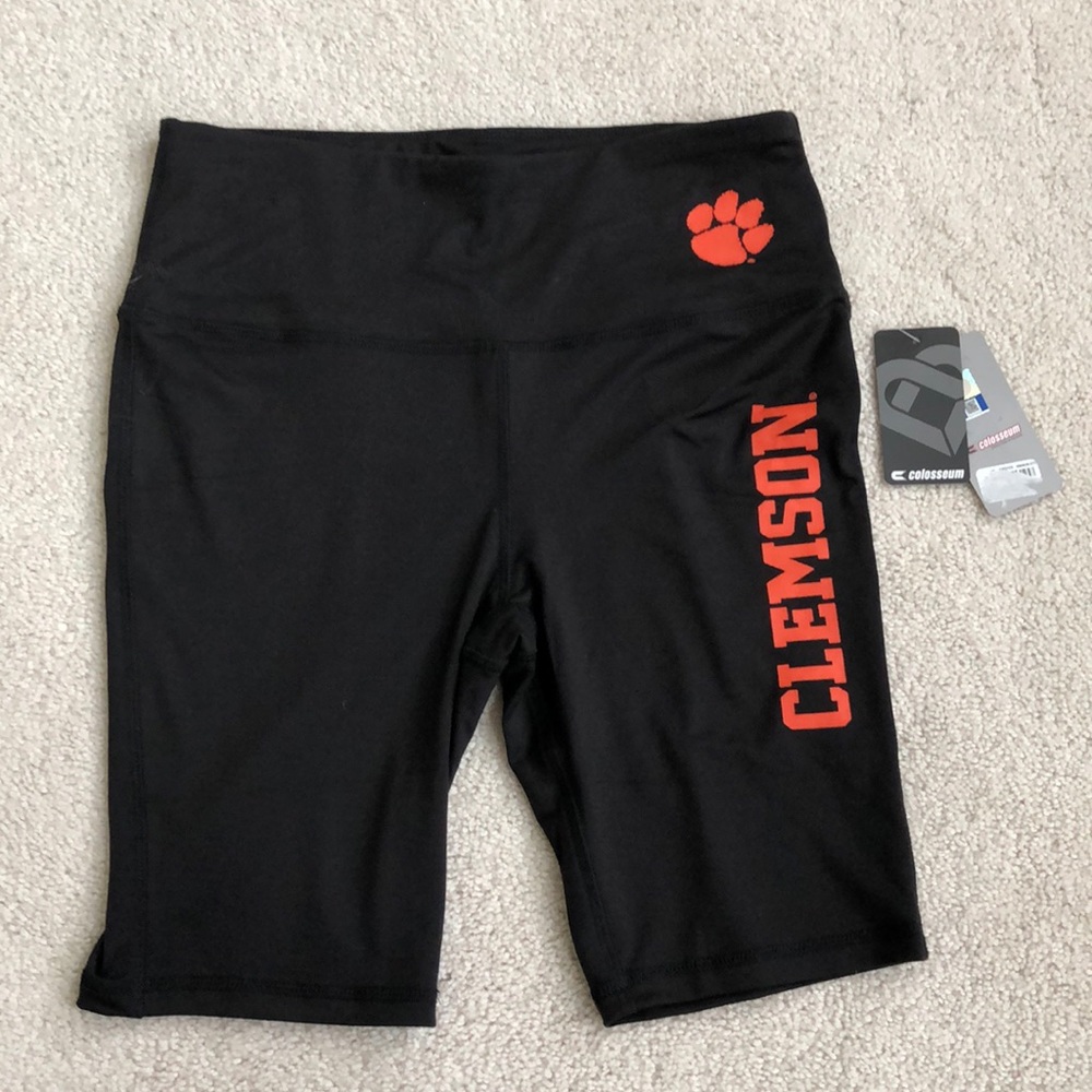 NWT Clemson Stretch Biker Shorts 🐾